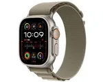 Apple Watch Ultra 2 GPS + Cellular 49 mm titanium met Alpine Loop olijfgroene band MREY3FD/A - maat M