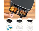 Dual Zone AF400EU, AF451EU, accessoires voor de accessoires voor de airfryer AF451EU, 13 stuks accessoires