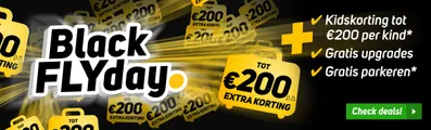 Black FLYday bij Corendon - tot 200,- korting & upgrades