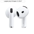 Apple Airpods 4 + Oplaadcase Mxp63zm/a In-ear Draadloze Oordopjes Wit