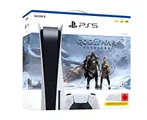 Sony PlayStation 5, CFI-1216A, 825GB SSD, Disc Edition, White + God of War Ragnarok Voucher