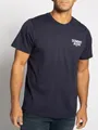 Tommy Hilfiger T-shirt in blauw voor Heren, Maat: L. T-Shirt met toegang tot de thorax