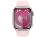 Apple Watch Series 9 - GPS + Cellular - 41mm - Pink Aluminium Case with Light Pink Sport Band - S/M