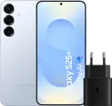 Samsung Galaxy S25 Plus 256GB Hellblau 5G + Samsung Ladegeru00e4t 25 Watt Schwarz