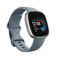 Google Fitbit Versa 4 – Smartwatch Damen / Herren – Fitness-Tracker mit integriertem GPS und Telefonfunktion, 6 Tage Akkulaufzeit, 40+ Trainingsmodi –