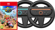 Mario Kart World + BlueBuilt Stuurtjes voor Nintendo Switch 2