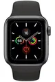 Apple watch Apple Apple Watch Series 5 GPS 44mm, Boitier Aluminium Gris Sidéral avec Bracelet Sport Noir &#8211; S/M &amp; M/L
