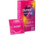 Durex - Condooms Pleasure Me - Met Ribbels en Noppen voor Extra Stimulatie - 10 stuks