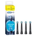 Oral-B iO Series Ultimate Clean Zwart, Originele vervangende ronde opzetborstels, met CrissCross borstelharen voor geavanceerde intense reiniging en v
