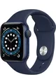 Apple watch Apple Watch Series 6 GPS, 44mm boitier aluminium bleu avec bracelet sport bleu marine