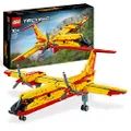 LEGO Technic Brandweervliegtuig Bouwpakket voor Jongens en Meisjes met Speelgoed Vliegtuig, Waterelementen, Openend Luik en Draaiende Propellers, Educ