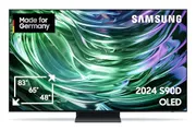 Samsung GQ55S90DAEXZG GQ55S90DAEXZG 55 inch 4K S90D OLED-tv met Neural Quantum 4K AI Gen2 processor, OLED HDR+, AI 4K afkomst, Smart TV, KI TV, Duits 