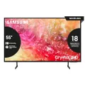 Samsung Smart TV 55" UE55DU7190UXZT, Crystal 4K UHD, 4K Upscaling, Slim Look, DVBT-2, Q-Symphony & OTS Lite, Integrato con Bixby, comp con Alexa e Goo