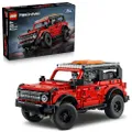 LEGO Technic Ford Bronco SUV Off Road Car Toy - Model Kit with Opening Doors, V6 Engine, Suspension & Steering - Collectible Gift for 9+ Year Old Boys
