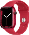 Apple Watch Series 7 45 Mm (product)red Aluminium / Rode Sportband
