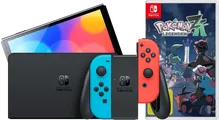 Nintendo Switch OLED Blau/Rot + Pokémon-Legenden: Z-A