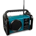 Medion Baustellenradio MEDION LIFE E66877 (MD43877) Baustellenradio (AM/FM, MW/UKW, DAB+, 5 W, integrierter Akku, LED-Arbeitslicht, Bluetooth 5.0, IP4