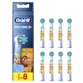 Oral-B Pro Kids Leeuwenkoning, originele opsteekborstels voor elektrische tandenborstel, extra zachte borstels, Oral-B reserveborstels, tandenborstelo