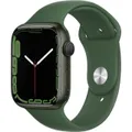 Apple Watch Series 7, 45mm, GPS [2021] &#8211; Green Aluminium Case with Clover Sport Band