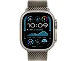 Apple Watch Ultra 2 GPS + Cellular 49mm Natural Titanium Case with Natural Titanium Milanese Loop - M