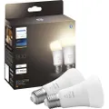 Philips Lighting Hue Kit 2 lampadine LED 871951431902800 ERP: F (A &#8211; G) Hue White E27 Doppelpack 2x800lm 60W E27 18 W Bianco caldo ERP: F (A &#8