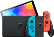 Nintendo Switch OLED Blauw Rood