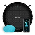 Cecotec Saugroboter mit Gyroskopischer Navigation und App Conga M10 X-Treme. 2000Pa, Kehren, Saugen, Wischen und Moppen, 120min Autonomie, Absturzsens