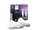 Philips Hue Ampoules Bluetooth 2xE27 Lumière Blanche et Colorèe