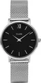 Cluse Minuit Mesh Black Dames Horloge &#8211; 33 mm