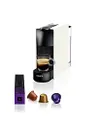 KRUPS XN110110WP NESPRESSO Essenza Mini Kaffemaskin Vit 0,6 L Högt Pumptryck 19 Bar Som Ger Enastående Kvalitet Uppvärmningstid På 25 Sekunder 2 kopps