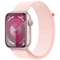 Apple Watch Series 9 GPS 45 mm Pink Aluminium Case met Lichtroze Solo Loop