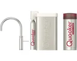 Quooker Fusion round met PRO3 boiler en CUBE reservoir 5-in-1 kokend water kraan Chroom