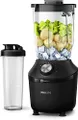 Philips Standmixer und Smoothie Maker – 600W, 2-Liter-Becher, HomeID-App, 2 Geschwindigkeitsstufen + Impulsfunktion, ProBlend, Ice-Crush-Funktion (HR2