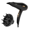 Ufesa Velvet Pro Haardroger, Professionele Föhn, 2400W, Ionen-technologie, 2 snelheden en 3 temperaturen, Krachtige koude Turboboost, Concentrator mon
