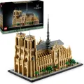 LEGO Architectuur Notre Dame de Paris - Architecturale Tentoonstellingsmodel - Set voor volwassenen - Kathedraal - Voor liefhebbers van geschiedenis, 