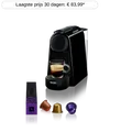De Longhi Nespresso Essenza Mini En85.b - Capsulemachine Zwart