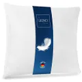 LILENO HOME Federkissen 40x40 cm [1er Set] - Kussen 40 x 40 cm van veren als hoofdkussen, slaapkussen en bedkussen, perfect voor mensen met allergieën