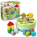 LEGO DUPLO Shape Sorter: Puppy House - Educational Sorting Toy for Toddlers, with Colourful Bricks in Various Shapes - Fine Motor Skill Development Se