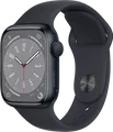 Apple Watch Series 8 41 mm Mitternacht Aluminium Mitternacht Sportarmband