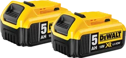 DeWalt DCB184-XJ 18V 5,0 Ah Accu 2-pack