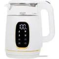 Adler Wasserkocher Adler AD 1305wg Wasserkocher 1,7L mit Temperatureinstellung weiß/gold
