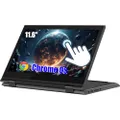 Lenovo Chromebook 300e 2-in-1 laptop touchscreen, Intel Celeron N4020, 11,6 inch (1366x768) display, 4GB RAM, 32GB eMMC, Japans toetsenbord QWERTY, Ch
