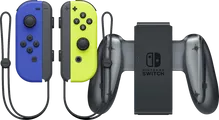 Nintendo Switch Joy-Con set Blau/Neon Gelb + Nintendo Switch Joy-Con Charge Grip