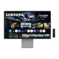 SAMSUNG M90F 32 Zoll 4K Smart AI Monitor, QD-OLED, 3840x2160, 165Hz, 0,03ms(G/G), Kamera, Speaker, Gaming Hub, 4K Upscaling, Sprachsteuerung, Smart TV