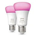 Philips Hue White &amp; Color Ambiance Lichtbron &#8211; E27 &#8211; 2-pack