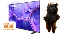 GRATIS 55 inch Samsung 4K Smart TV t.w.v. 649,- bij 2 jaar abonnement