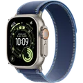 Apple Watch Ultra 3 gps + Cellular - 49mm natural Titanium Case - Blue/bright Blue Trail Loop M/l Smartwatch Natural