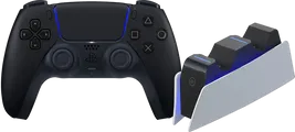Sony PlayStation 5 DualSense Draadloze Controller Midnight Black + BlueBuilt oplaadstation