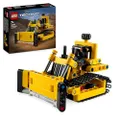 LEGO Technic Tung bulldozer Byggset med byggfordon, Byggleksak för Pojkar och Flickor, Pedagogiska leksaker för Unga Ingenjörer, Presentidé, från 7 år