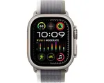 Apple Watch Ultra 2 - GPS + Cellular - 49mm - Titanium Case with Green/Grey Trail Loop - S/M
